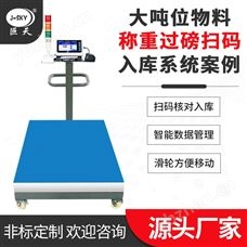 JDT-FWN-B20S堅果廠員工上傳多組配方數據掃碼打印電子秤