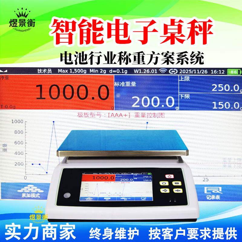 电子秤多物料上下限语音报警设置使用教程