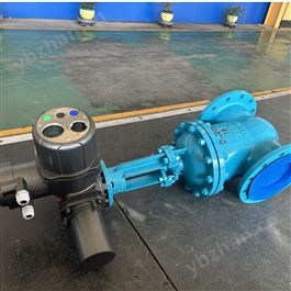 法蘭鑄鋼電動閘閥 智能開關型