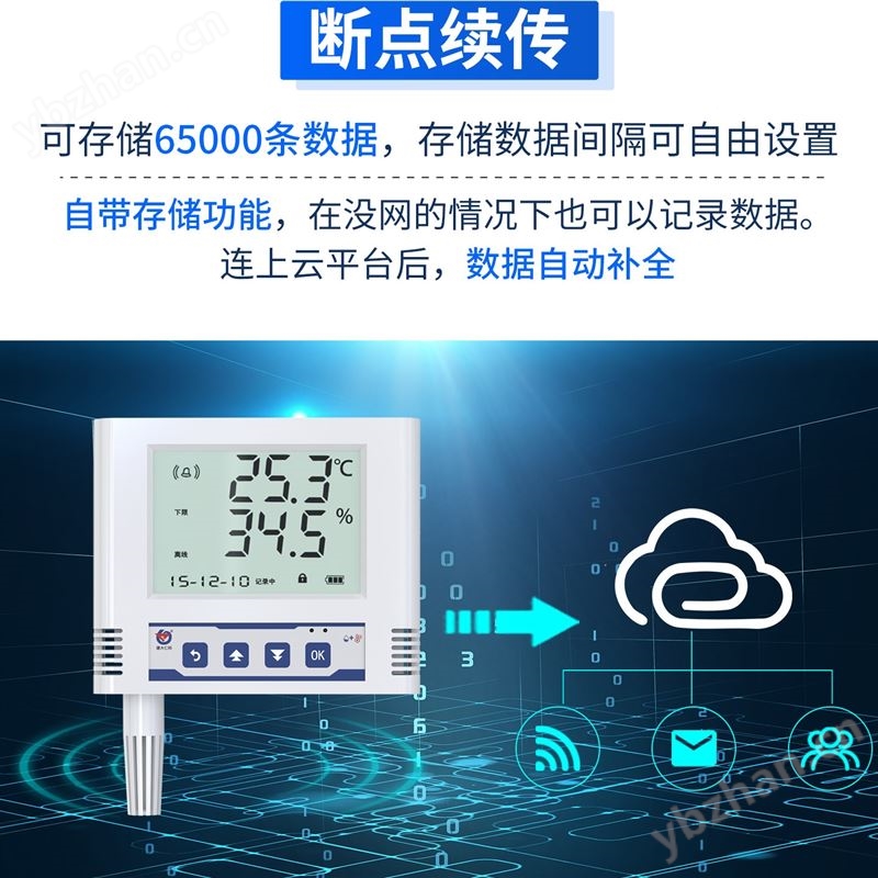 以太網型溫濕度記錄儀