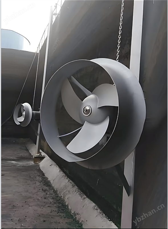 調節池潛水攪拌機QJB4/6-400導軌吊鏈安裝