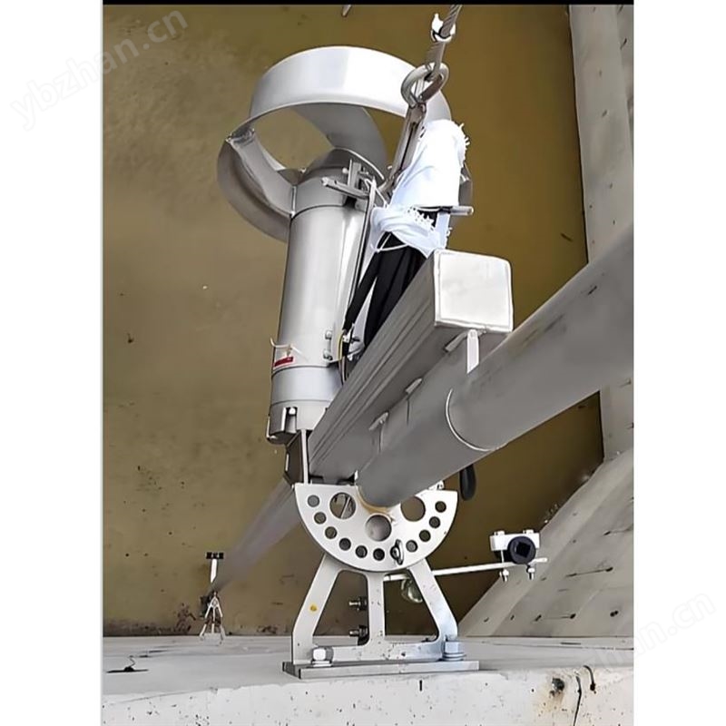 調節池潛水攪拌機QJB4/6-400導軌吊鏈安裝