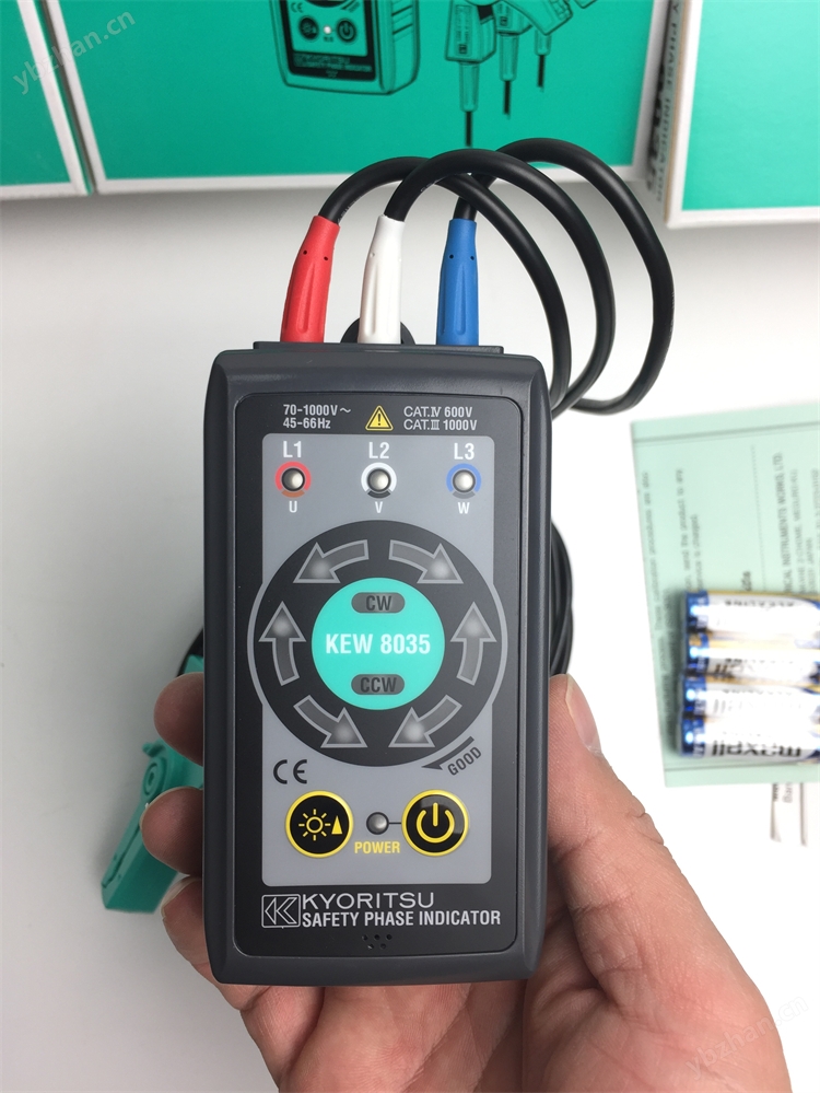 KEW8035克列茨KYORITSU相序表发动机相序测试相位测试仪