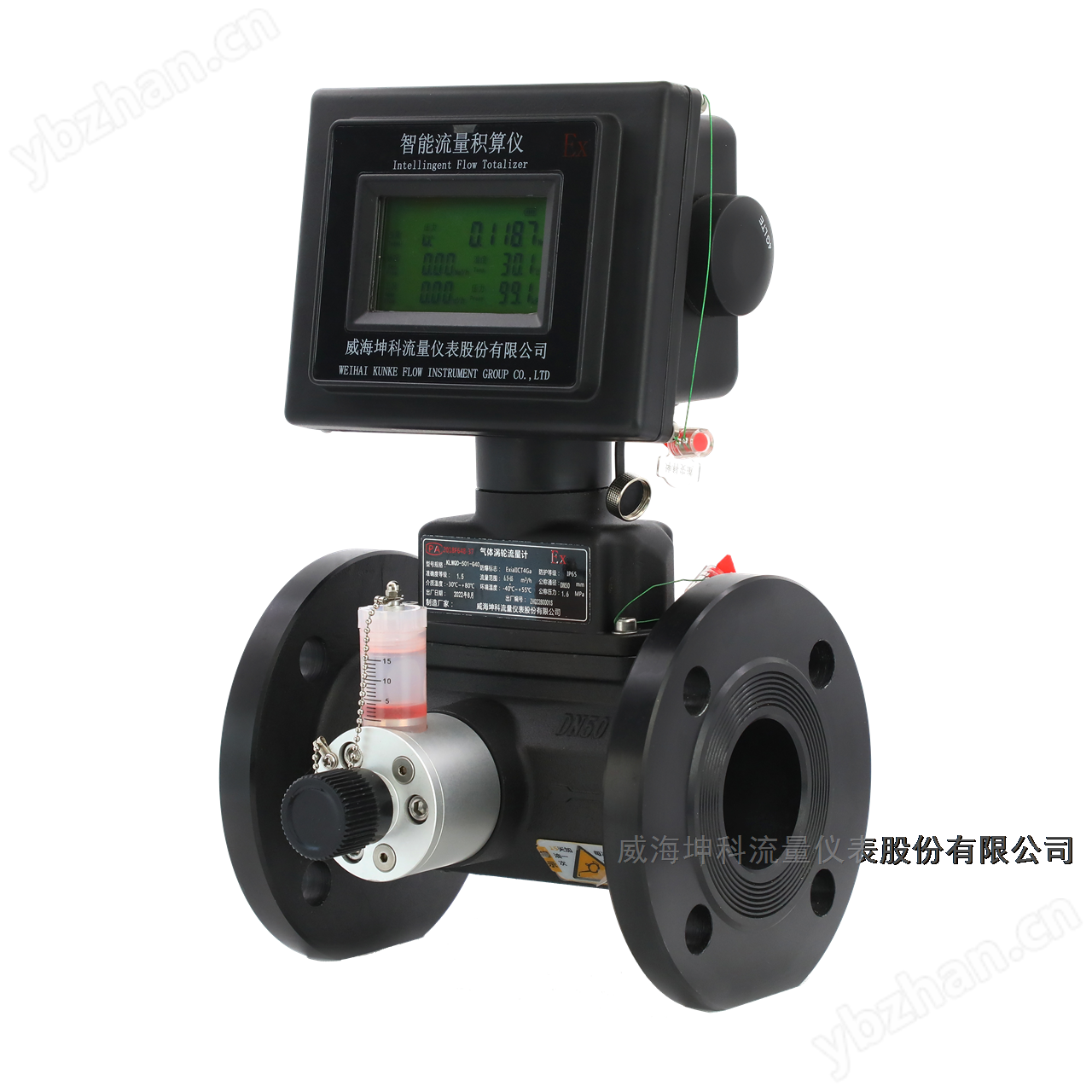 天然氣貿易計量渦輪流量計 氣體流量計