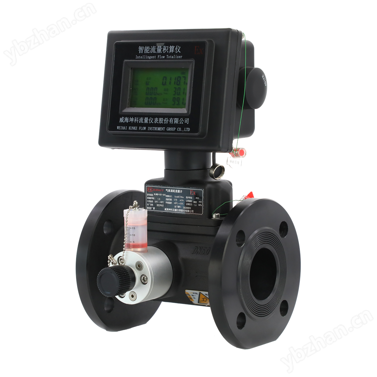 天然氣貿易計量渦輪流量計 氣體流量計