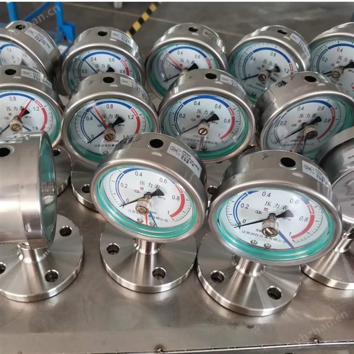 三针耐震压力表